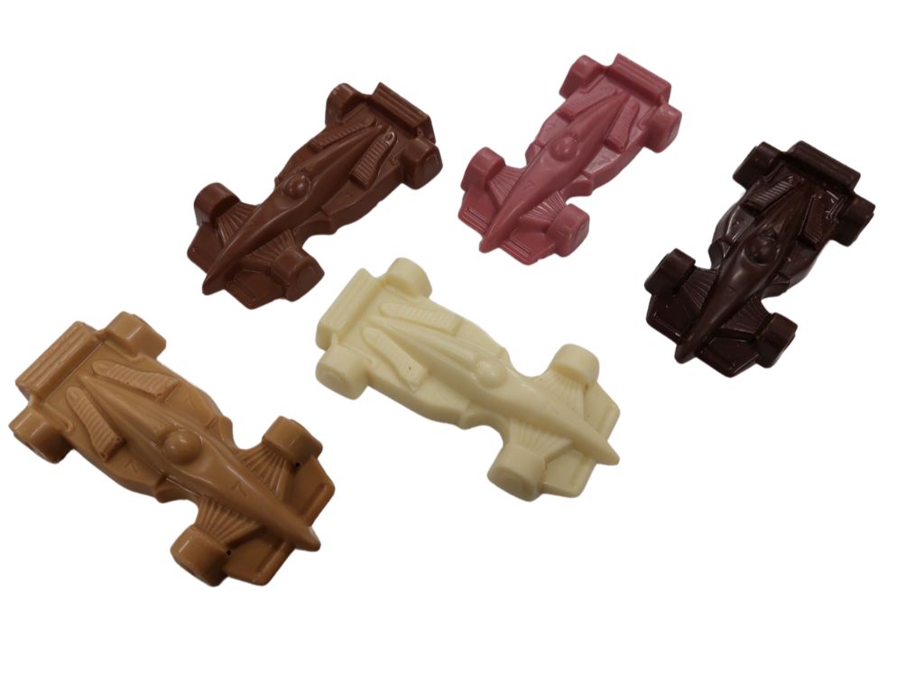 Race auto 3 smaken in cilinder middel